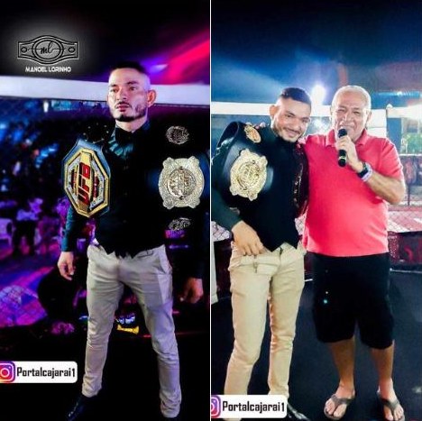 Campeão do Jungle Fight, Manoel Lorinho é homenageado por prefeito de Fonte Boa no UFB&nbsp;7
