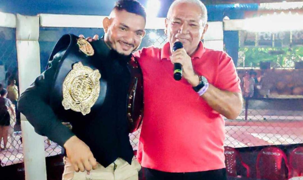 Treinando em São Paulo, Campeão do Jungle Fight, Manoel Lorinho comenta importância do apoio do prefeito de Fonte Boa/AM em sua&nbsp;carreira