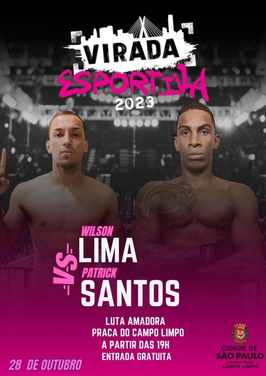 Aniversariante do dia: Patrick Santos enfrenta Wilson Lima na Virada Esportiva de São Paulo 2023; saiba&nbsp;mais