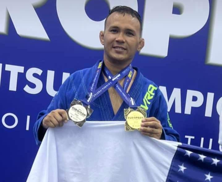 Rumo ao Europeu IBJJF em Paris: Marcondes Bastos conquista ouro no Europeu ISBJJA 2023 em&nbsp;Portugal