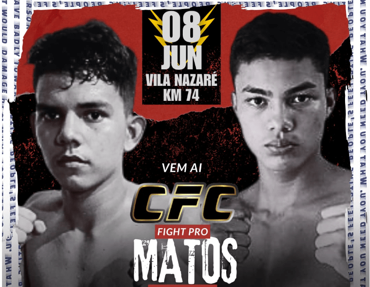 CFC 46: Vitor Matos tem novo compromisso marcado para o início de Junho em&nbsp;Capanema/PA