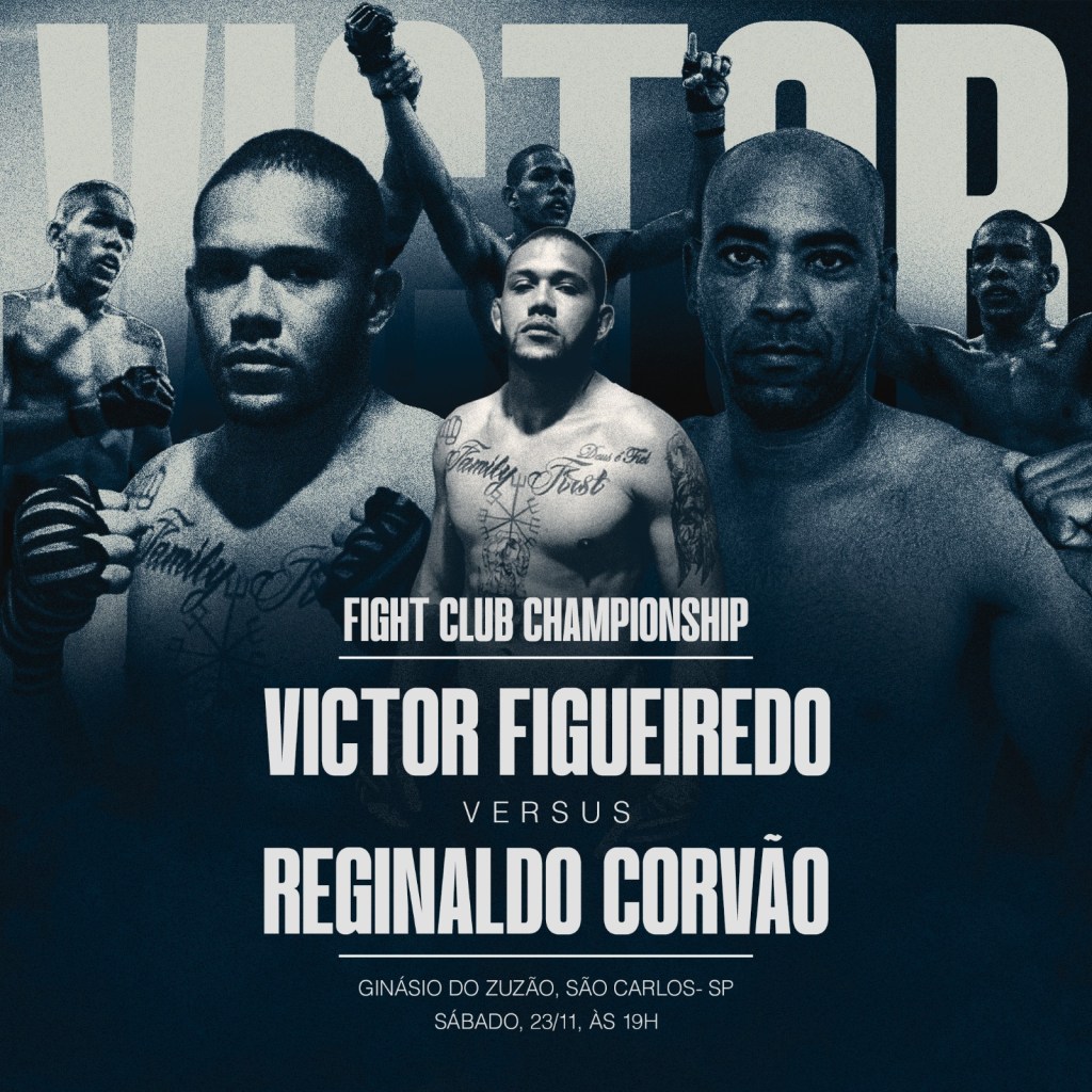 Victor Figueiredo enfrenta Reginaldo Corvão no Fight Club Championship em São&nbsp;Carlos/SP