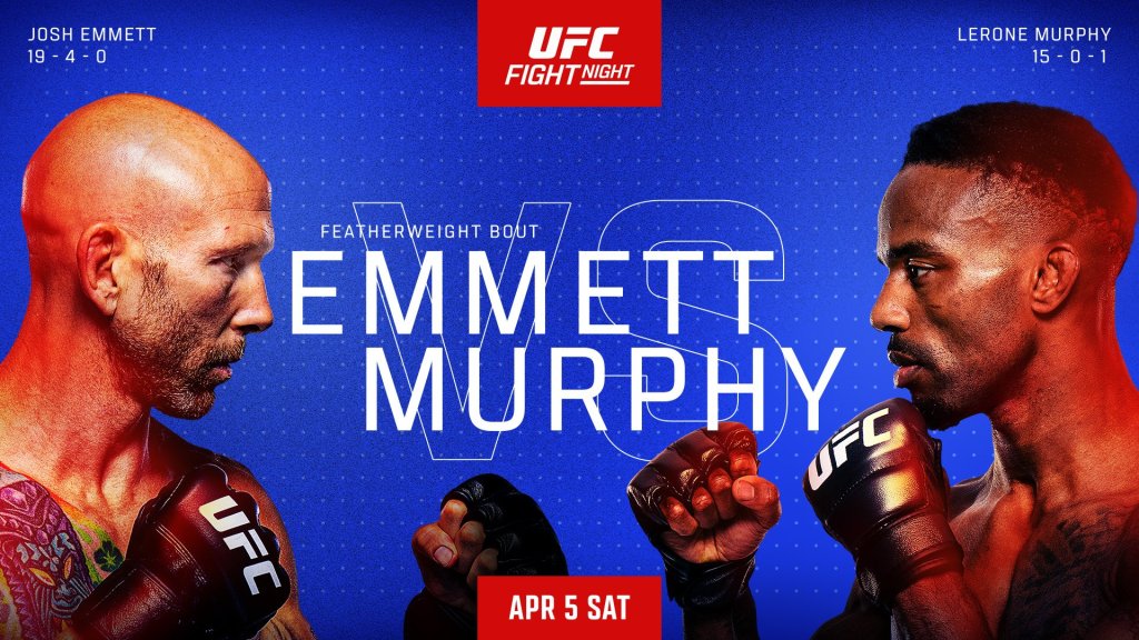 UFC On ESPN 65: Josh Emmett vs. Lerone Murphy no main event e seis brasileiros em ação; confira o card&nbsp;completo