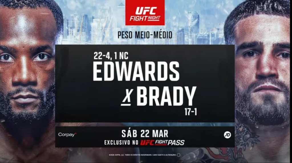 UFC Fight Pass – Agenda semanal: UFC Fight Night 255, Cage Warriors 186, LFA 204, Shooto Brasil 128 e muito&nbsp;mais
