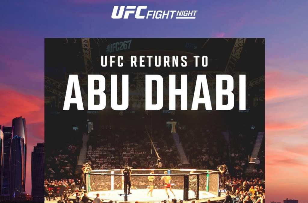 UFC anuncia retorno a Abu Dhabi para Julho em edição ‘Fight&nbsp;Night’