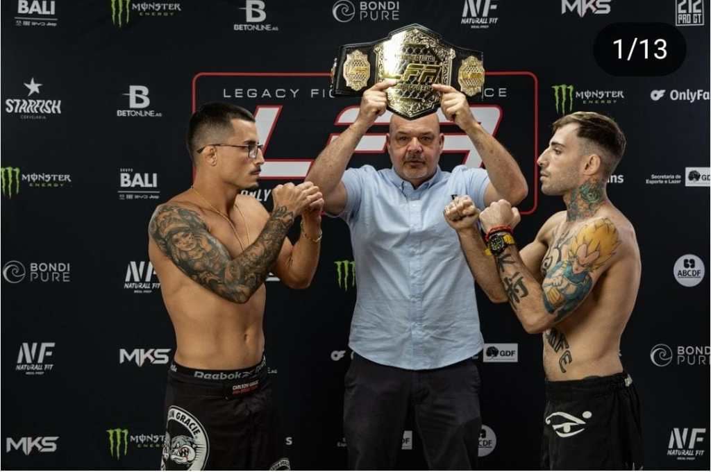 LFA 205: Vinicius Pires enfrenta Lionel Abojer pelo cinturão peso-galo; confira o card&nbsp;completo