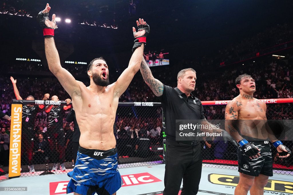 UFC Fight Night 258: Imavov vence Borralho, Saint-Denis finaliza Ruffy e Kauê Fernandes salva noite dos brasileiros em Paris; confira os resultados&nbsp;completos
