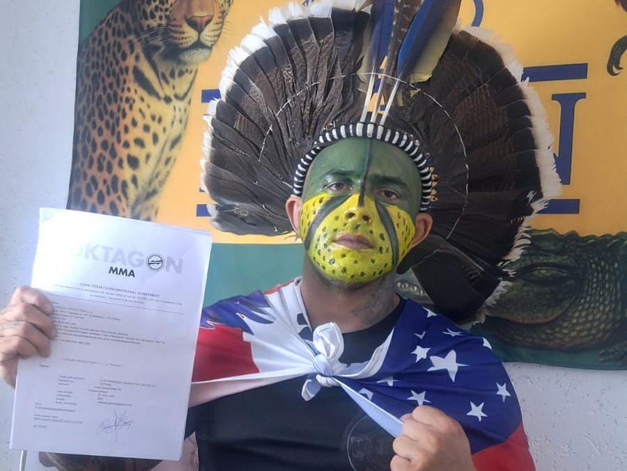 Oktagon 78: Índio ianomâmi, Henrique ‘Manauara’ assina e estreia no Oktagon 78 em Colônia na Alemanha diante de Tamerlan&nbsp;Dulatov