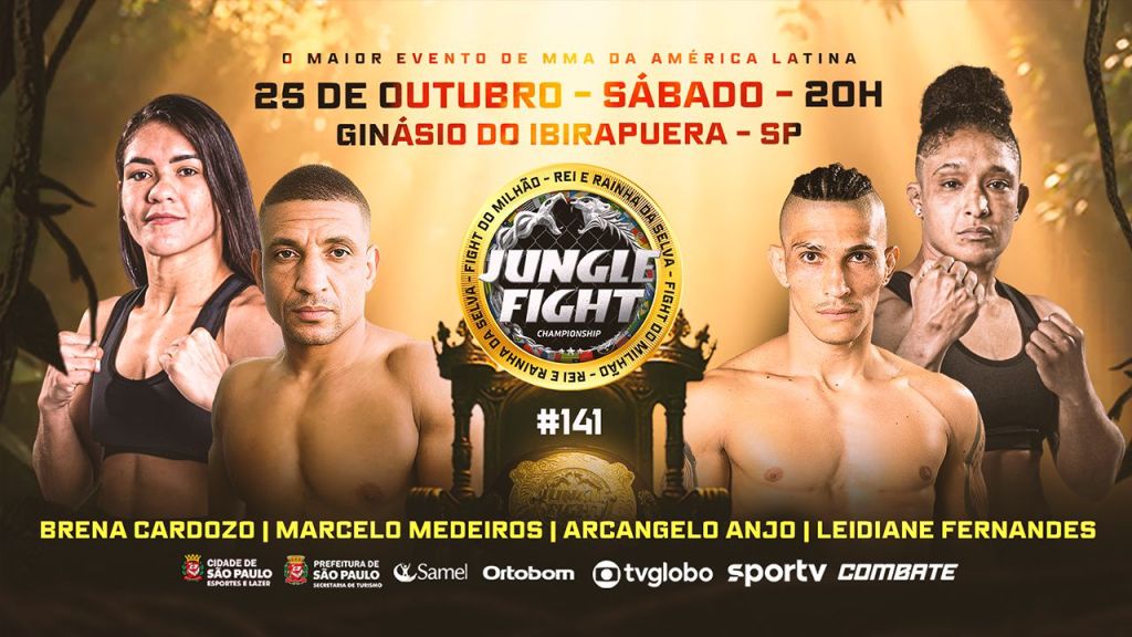 Jungle Fight 141: Organização define campeões do ‘Fight do Milhão’ no próximo sábado em São Paulo; confira o card&nbsp;completo