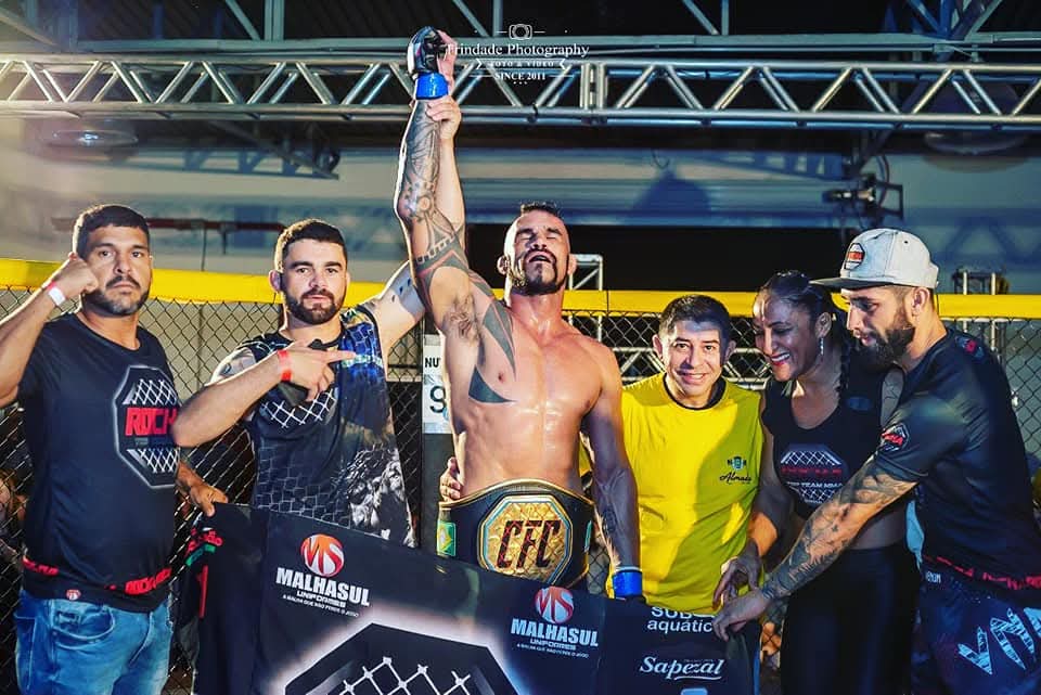 Claudio Rocha disputa luta histórica por quatro cinturões simultâneos e mira recorde mundial em&nbsp;Corumbá
